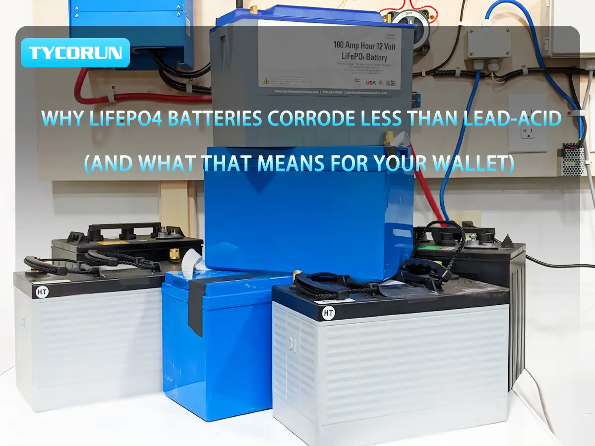 Why LiFePO4 Batteries Corrode Less Than Lead-Acid