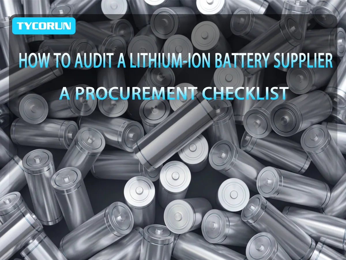 Comment réaliser un audit chez un fournisseur de batteries lithium-ion : liste de contrôle pour les achats